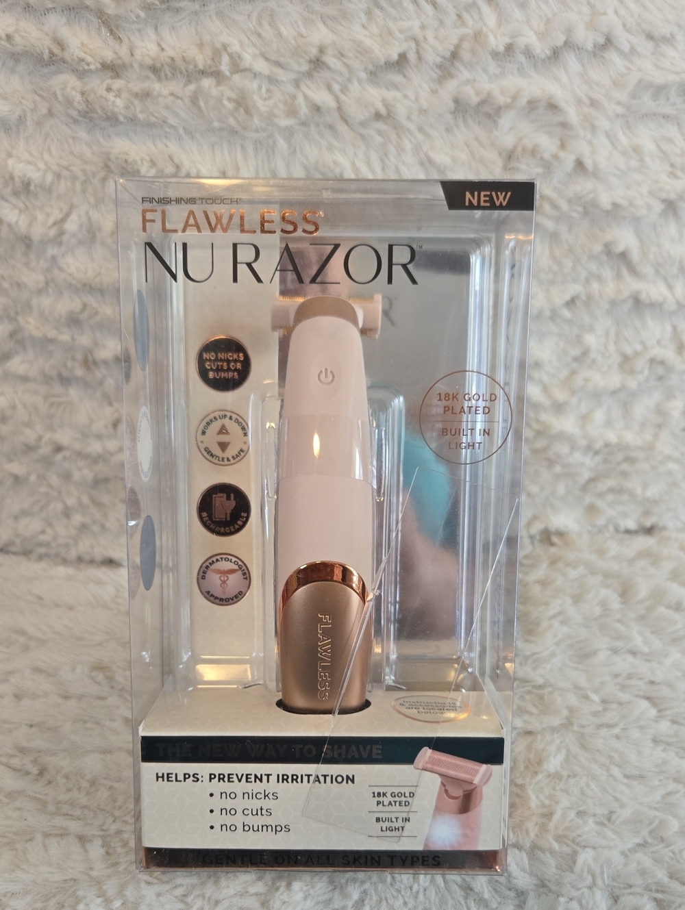 LAWLESS Rose Gold Facial Razor Precision Trimmer